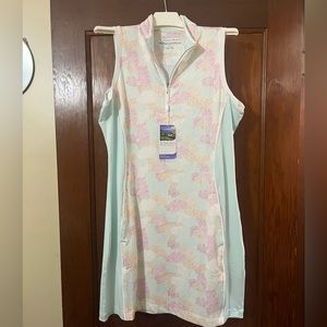 Pebble Beach golf dress.